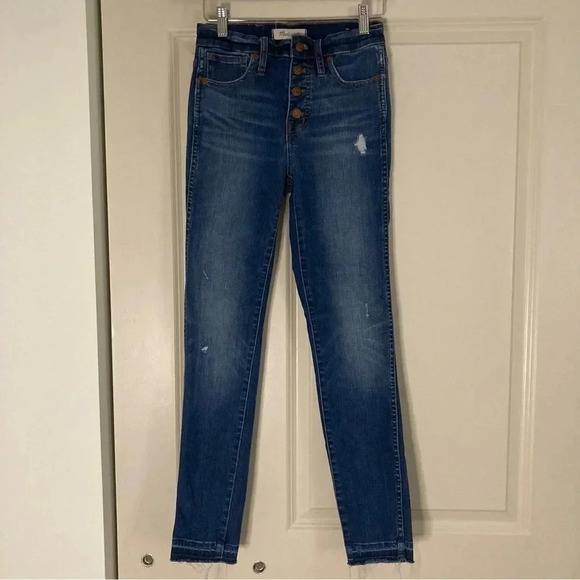 Madewell 10" High-Rise Skinny Jeans Size 24 - Picture 1 of 12